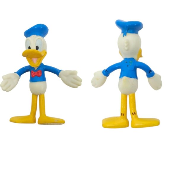 Walt Disney World Kellogg Mickey Mouse Goofy Donald Bendy Vintage 90s Toy Lot - Picture 8 of 8